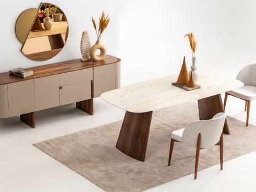 DELTA BEJ CEVİZ YEMEK ODASI